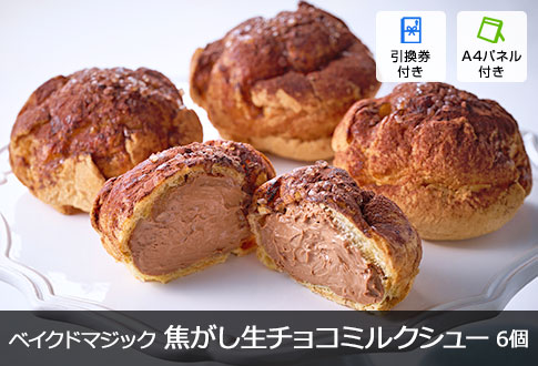ベイクドマジック 焦がし生チョコミルクシュー 6個