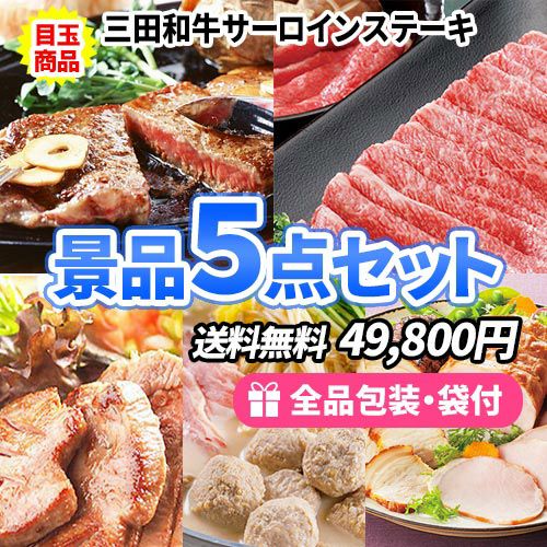 とりあえず肉！誰もが喜ぶ美味しいお肉景品5点セット ss0071